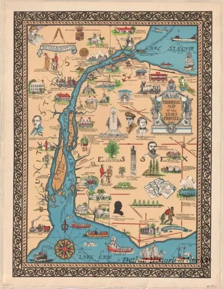 Map - Historical Map of the Essex Frontier