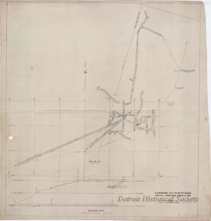 Map - Champion Sillimanite Mine, Oreana, Pershing County, Nev.