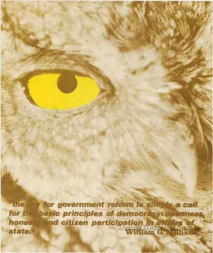 Poster - Ethics in Government
[Milliken for Michigan]