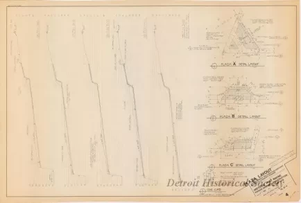 Blueprint - Plaza Layout,
Historic Fort Wayne Parade Grounds Construction