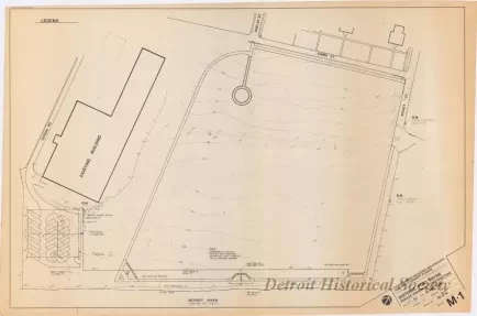 Blueprint - Historic Fort Wayne Parade Grounds Construction