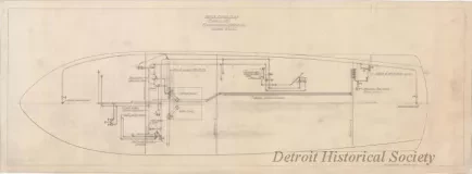 Drawing, Technical - Fisher 58,
Water Piping Plan