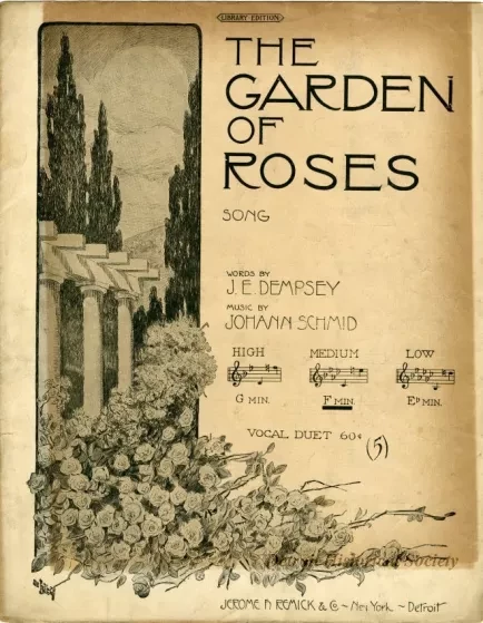Music, Sheet - The Garden of Roses
