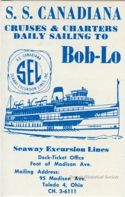 Schedule - S.S. Canadiana