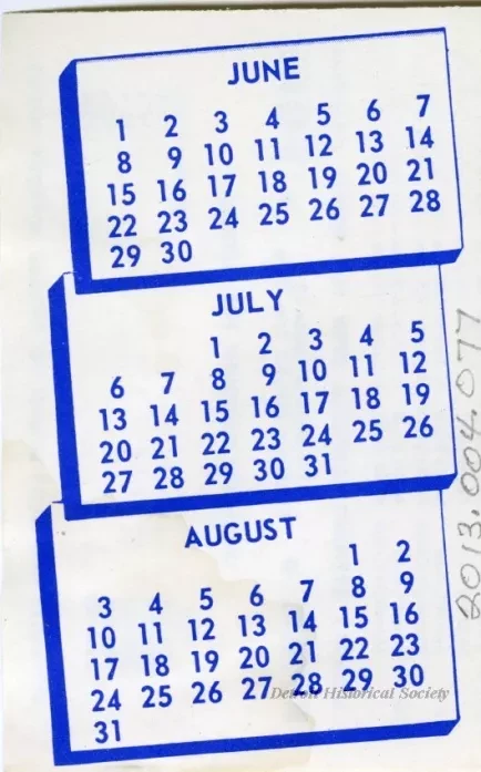 Schedule - S.S. Canadiana