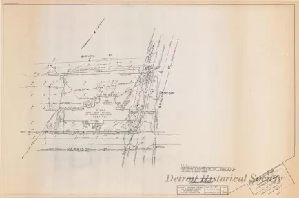 Blueprint - Hospital Building, 
Historic Fort Wayne