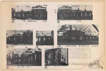Blueprint - Historic Fort Wayne,
Post Hospital Restoration