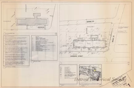 Blueprint - Historic Fort Wayne,
Post Hospital Restoration
