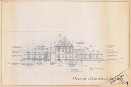 Blueprint - Historic Fort Wayne,
Post Hospital Restoration