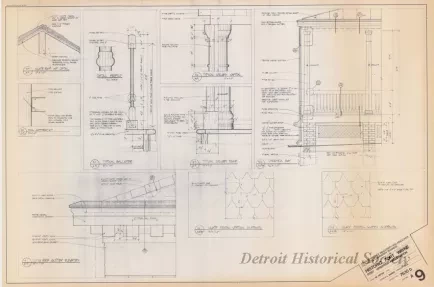 Blueprint - Historic Fort Wayne,
Post Hospital Restoration