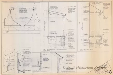 Blueprint - Historic Fort Wayne,
Post Hospital Restoration