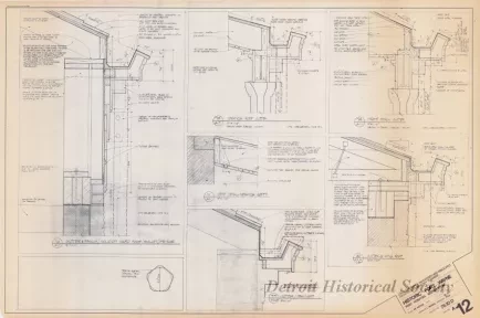 Blueprint - Historic Fort Wayne,
Post Hospital Restoration