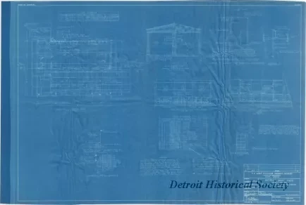 Blueprint - Detroit Boat Yard - 
Boatshed, Paving and Trackwork, 
Electrical