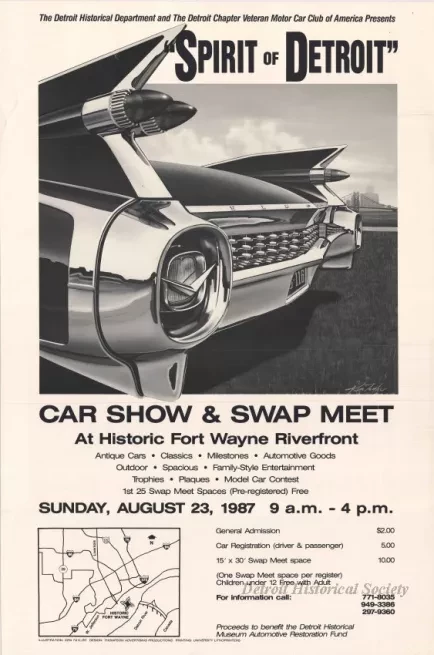 Poster - Spirit of Detroit Car Show & Swap Meet