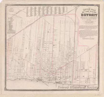 Map - Guide Map of the City of Detroit