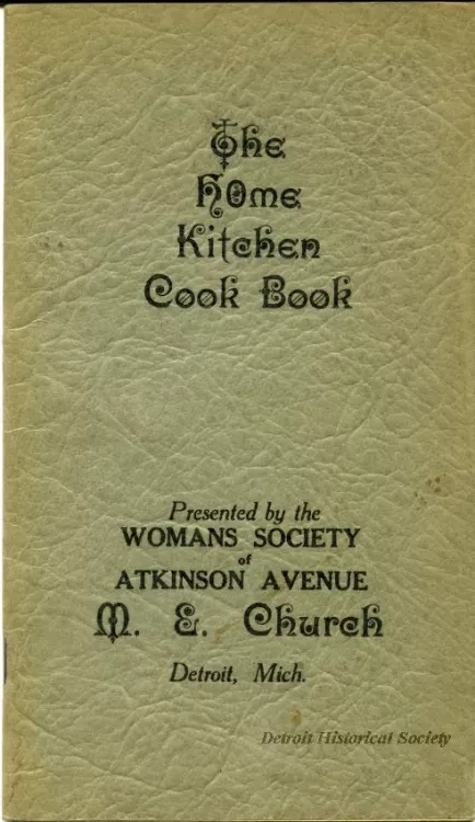 Cookbook - The Home Kitchen Cook Book