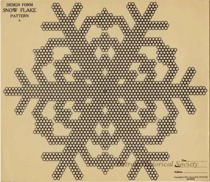 Packet - Wonder Design Forms, Snow Flake Pattern