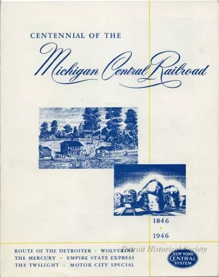 Brochure - Centennial of the Michigan Central Railroad