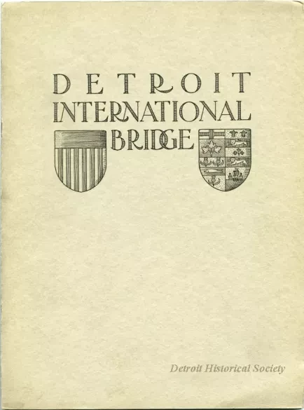 Booklet - Detroit International Bridge