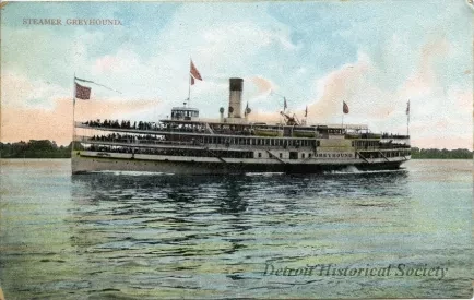 Postcard - Steamer Greyhound