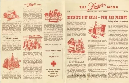 Menu - The Sanders Menu, Vol. 3, No. 20