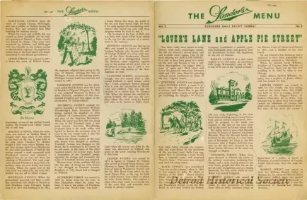 Menu - The Sanders Menu, Vol. 3, No. 8