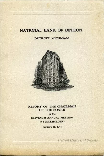 Report, Annual - Report of Walter S. McLucas, Chairman of the Board, at the Eleventh Annual Meeting of Stockholders