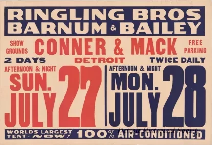 Poster - Ringling Bros. Barnum & Bailey