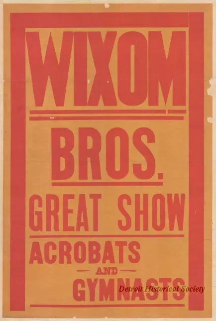 Poster - Wixom Bros. Great Show - Acrobats and Gymnasts