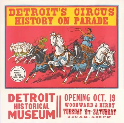 Poster - Detroit's Circus History on Parade