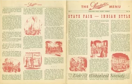 Menu - The Sanders Menu, Vol. 3, No. 23