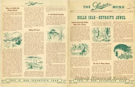 Menu - The Sanders Menu, Vol. 2, No. 15