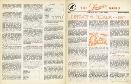 Menu - The Sanders Menu, Vol. 2, World's Series Number