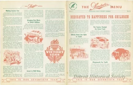 Menu - The Sanders Menu, Vol. 2, No. 21