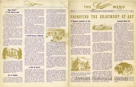 Menu - The Sanders Menu, Vol. 3, No. 1