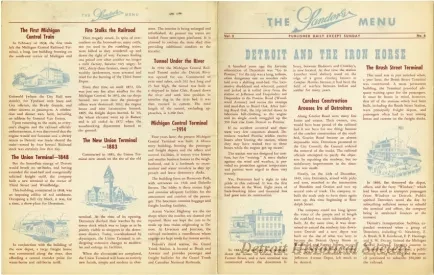 Menu - The Sanders Menu, Vol. 3, No. 6