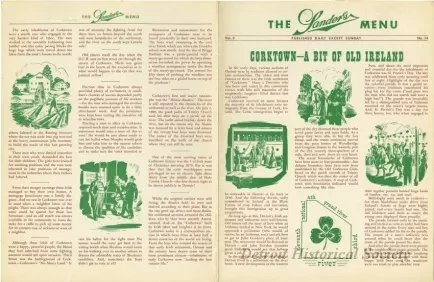 Menu - The Sanders Menu, Vol. 3, No. 14