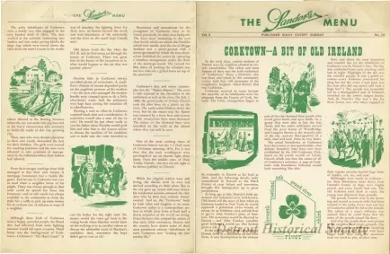 Menu - The Sanders Menu, Vol. 3, No. 14