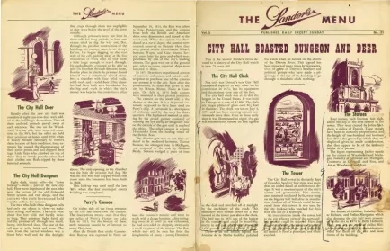 Menu - The Sanders Menu, Vol. 3, No. 21