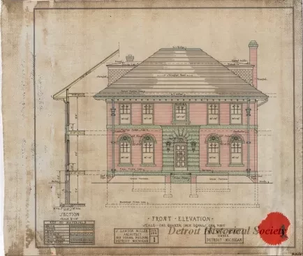 Drawing, Architectural - Front Elevation