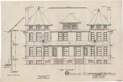 Drawing, Architectural - Front Elevation