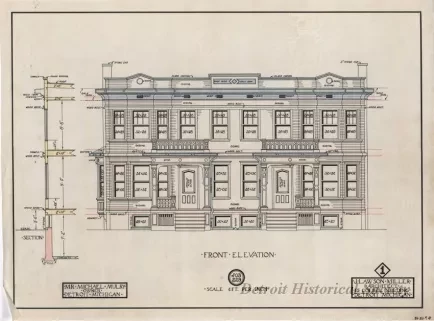 Drawing, Architectural - Front Elevation