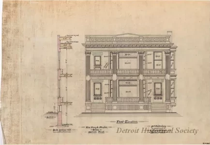 Drawing, Architectural - Front Elevation