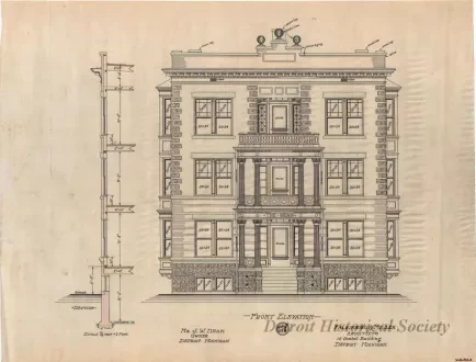 Drawing, Architectural - Front Elevation