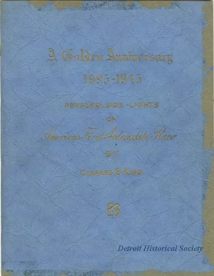 Booklet - A Golden Anniversary 1895-1945 - Personal Side Lights of America's First Automobile Race