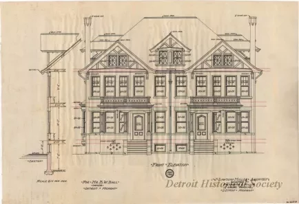 Drawing, Architectural - Front Elevation