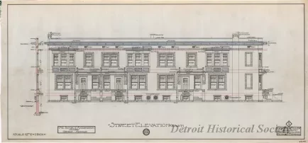 Drawing, Architectural - Street Elevation