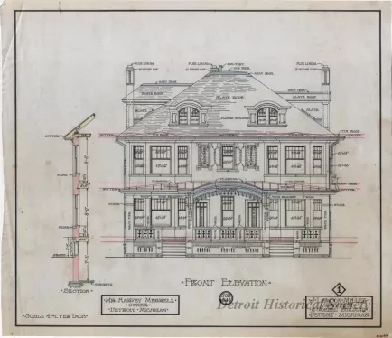 Drawing, Architectural - Front Elevation