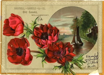 Card, Trade - Hetty and Eben Murray's children