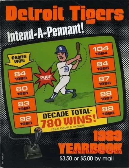 Yearbook - Detroit Tigers 1989 Yearbook